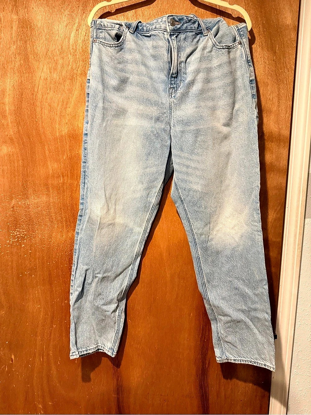 American Eagle Outfitters Blue Mom Strtch Jeans